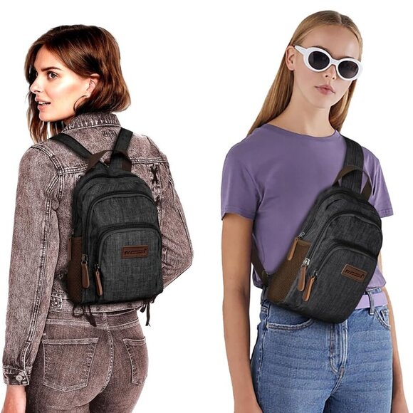 Waterproof Women's Small Convertible Backpack Purse with Multiple Pockets Durabl - Picture 3 of 6